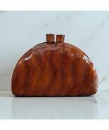 1950s Mario Colombetti Faux Tortoiseshell Clutch Purse Art Deco Shoulder... - $418.30 CAD