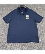 Notre Dame Fighting Irish Polo Shirt Men Large Fanatics Short Sleeve Col... - €19,60 EUR