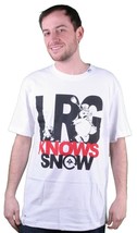 LRG Knows Snow Tee Shirt in White Size: S - £10.75 GBP