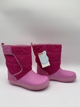 NWOB Crocs Lodgepoint Snow Candy Pink / Party High-Top Rubber Boot Size 6 - $24.74