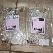 Scunci by Conair All Hair Clear Polybands in Zippered Pouch - 300x2 Coun... - $9.89