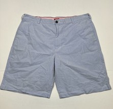 Izod Light Blue Chino Shorts Men Size 40 (Measure 38x10) Casual - $11.14
