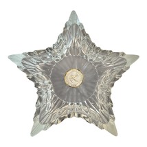 Vintage Crystal Clear Star-Shaped Handcrafted Crystal Dish – Made in Rom... - $430.73 MXN