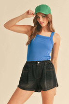 Aemi + Co Square Neck Wide Strap Tank - $23.21