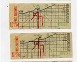 4 Chicago Transit Tickets Mayor Daley&#39;s Campaign for a Cleaner Chicago 1... - £14.01 GBP