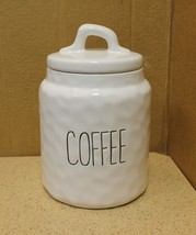 Coffee Ceramic Jar with Lid Canister Java Grounds Morning Joe - £15.73 GBP