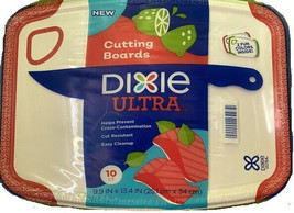 1-Pack Dixie Ultra Disposable Paper Cutting Boards 10 Individual Boards - $12.90