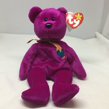 Ty Beanie Baby Millennium Bear Plush Stuffed Animal Retired W Tag Januar... - £15.94 GBP