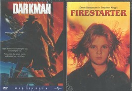 Horror Double Doppel: Darkman 1-2+Firestarter 1-2+More-Liam Neeson- Neu 4 DVD - £25.99 GBP