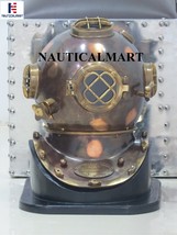 NauticalMart U.S.Navy Replica 1952 Diving Divers Helmet Mark V W/Wooden ... - $399.00