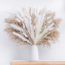 86PCS Natural Dried Pampas Grass Bouquet - £23.18 GBP
