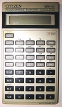 Citizen SRP-40 vintage calculator working #4 - $17.99