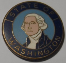State USA Vintage Coin Style Medallions Washington + Maryland  2 cm. VG Conditio - £14.94 GBP