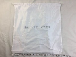 MICHAEL KORS 18” x 18” Dust Bag Storage Cover Drawstring Satin - £18.65 GBP