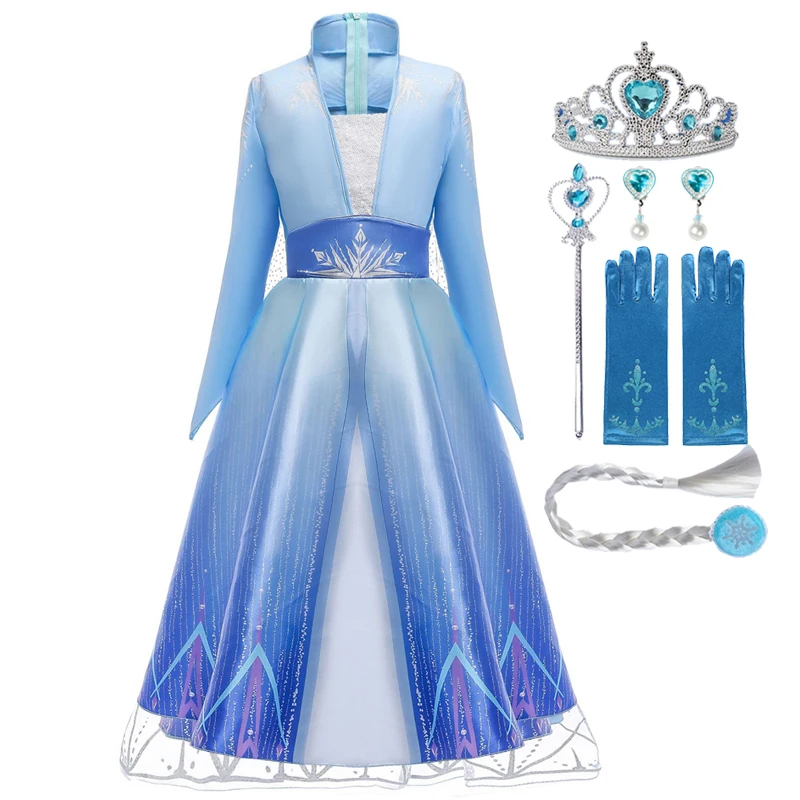 Play Frozen Girls Dress A 2 CosPlay Costume Encanto Mirabel Kid Fancy Isabela Pl - £32.30 GBP