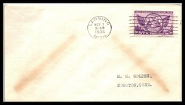 1935 US Cover - Lansing, Michigan to Noroton Connecticut L4 - £2.32 GBP