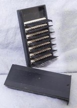 Vintage Plastic Pocket Lint Brush w/ Cover mv - £19.44 GBP