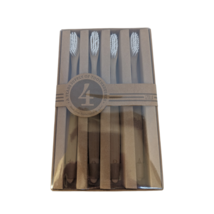 Bamboo Toothbrush 4-pk Year Supply Wooden Toothbrushes Eco Friendly Sustainable - £7.77 GBP