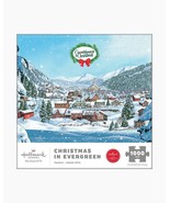 Hallmark CHRISTMAS IN EVERGREEN 1000 Piece Puzzle Channel Movie Countdown - $18.00