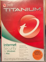 Titanium Internet Security Antivius 2012 for Windows &amp; Mac *NEW* aaa1 - $14.99