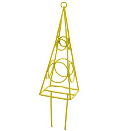 Fairy Gardening Yellow Cone Topiary Frame - $6.43
