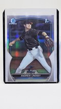 2023 Bowman 1st Chrome Draft Refractor Andrew Lindsey Miami Marlins - $3.49