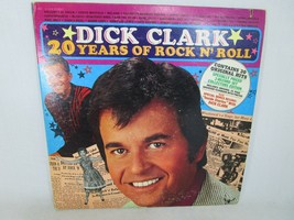 DICK CLARK 20 Years Of Rock N Roll with Paper 7&quot; 45rpm 12&quot; Vinyl LP - £11.66 GBP