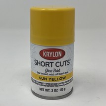 Krylon SCS-036 Short Cuts Aerosol Spray Paint, Gloss, Sun Yellow, 3 oz. - $3.99