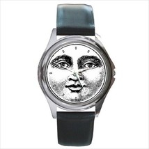Moon Face Vintage Steampunk Art Unisex Wrist Watch Analog New - £24.01 GBP