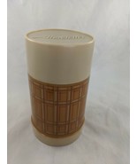 Aladdin Thermos Bottle Pint Wide Mouth WM4040 Plaid Brown  - $10.95