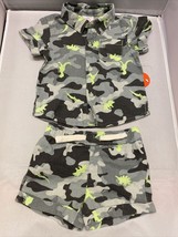 Baby Boys Woven Short Set 2-Piece Outfit Camo - £10.13 GBP