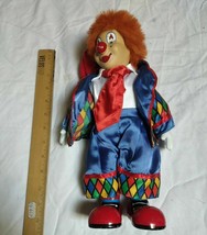 Marionette Ceramic Clown 1970  12&quot; Puppet - £18.42 GBP