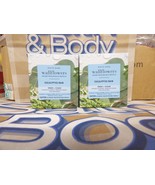 Bath &amp; Body works Wallflower refills 4 bulbs 2 boxes Eucalyptus Rain LQQK - $30.07 CAD