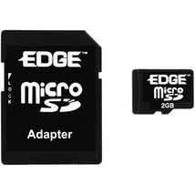 EDGE MEMORY PE214487 2GB EDGE MICROSD FLASH MEMORY CARD WITH - $34.30
