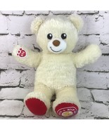 Build A Bear National Teddy Day Plush Cream Colored Sewn Eyes Stuffed An... - $14.84