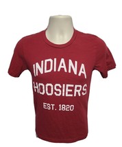Indiana University Hoosiers est 1820 Adult Burgundy XS TShirt - £14.09 GBP