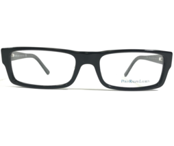 Polo Ralph Lauren Eyeglasses Frames 2060 5001 Black Blue Rectangular 53-... - £73.73 GBP