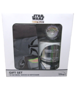 New -  Star Wars Mandalorian The Child Grogu Gift Set Mug, Socks, Keychain - £14.12 GBP