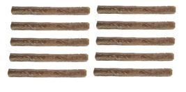 Bulk Packs 10 Inch Dog Chew Stick Compressed Buffalo Rawhide for Dental ... - $47.40