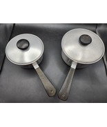 Vintage Kitchen Craft Aluminum Cookware 4-Piece Set - SITS FLAT-  Pots P... - £25.87 GBP