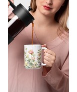 Blooming Bliss: Wildflowers &amp; Roses Mug, Feminine Floral Tea Cup, Garden... - £19.02 GBP