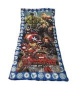 Marvel Avengers Sleeping Bag Age Of Ultron Child Sized Zipper Closure Ca... - $15.01