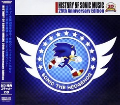 History Of Sonic Music 20th Anniversary Edition Soundtrack CD Game Japan - £62.14 GBP