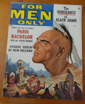 For Men Only Nov 1956 Indian Chief cover by Desoto; New Orleans Voodoo Q... - $32.00