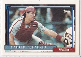 M) 1992 Topps Baseball Trading Card - Darrin Fletcher #159 - £1.57 GBP