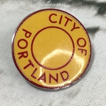 City of Portland Enamel Vintage Collectible Hat Lapel Pin - £7.77 GBP