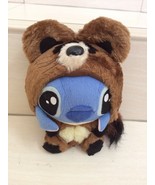 Disney Stitch dressed as Raccoon Plush Doll. Animal Theme. Pretty, Rare - $34.30 CAD