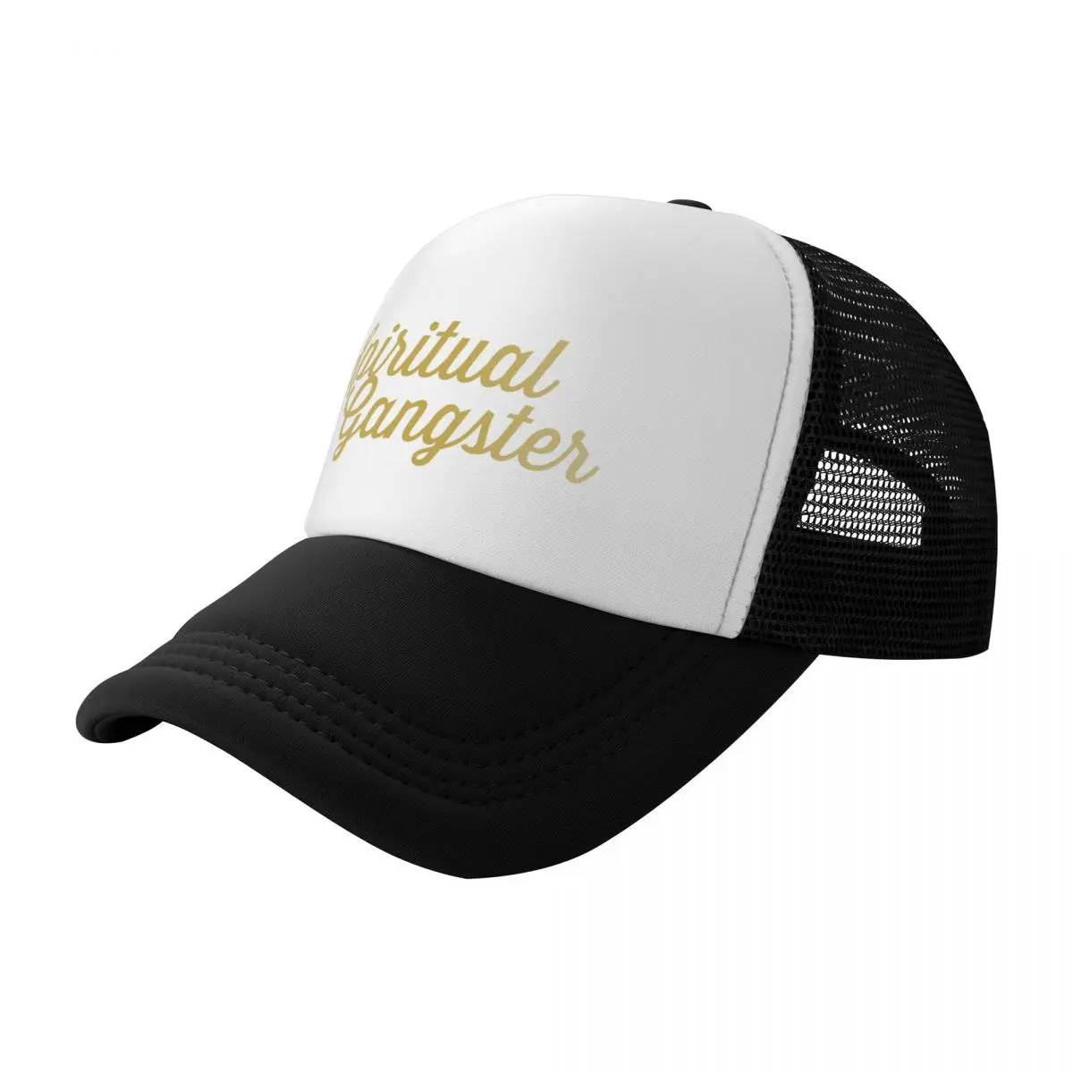 spiritual gangster shirt Baseball Cap Horse Hat Hood Trucker Hat Women Hats - $15.75