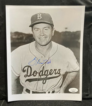 Elmer Valo Autographed 8x10 Photograph Brooklyn Dodgers JSA COA - £14.54 GBP