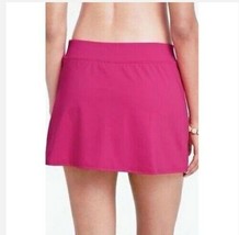Lands End 8 Tummy Control Swim Skirt SwimMini Deep Pink DISCONTINUED COLOR - £14.95 GBP